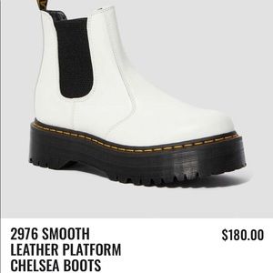2976 Smooth Leather Platform Chelsea Boots